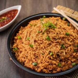 CHICKEN SCHEZWAN FRIED RICE